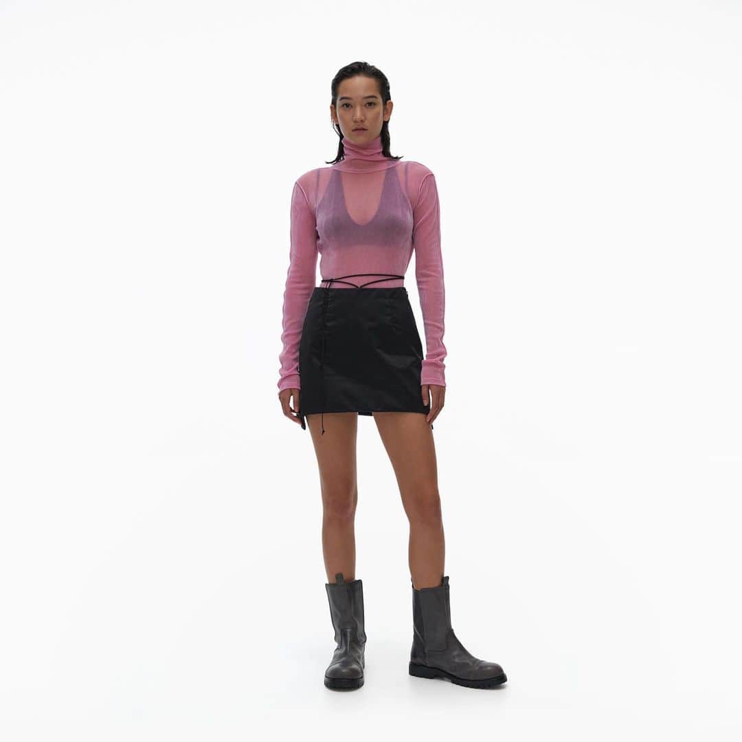 ヘルムート ラングさんのインスタグラム写真 - (ヘルムート ラングInstagram)「The Satin Mini Skirt Available now at WWW.HELMUTLANG.COM」11月26日 0時34分 - helmutlang