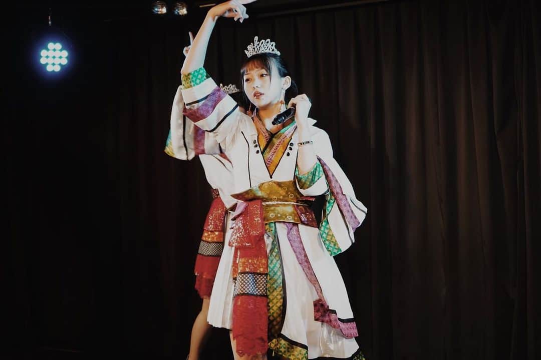澤田桃佳のインスタグラム：「Live photo☺︎ 最後なに（笑） . . . . . . #idol #Live #photo #stage #tokyo #japan #ティアラ　#かぐや姫　#ライブ　#アイドル」