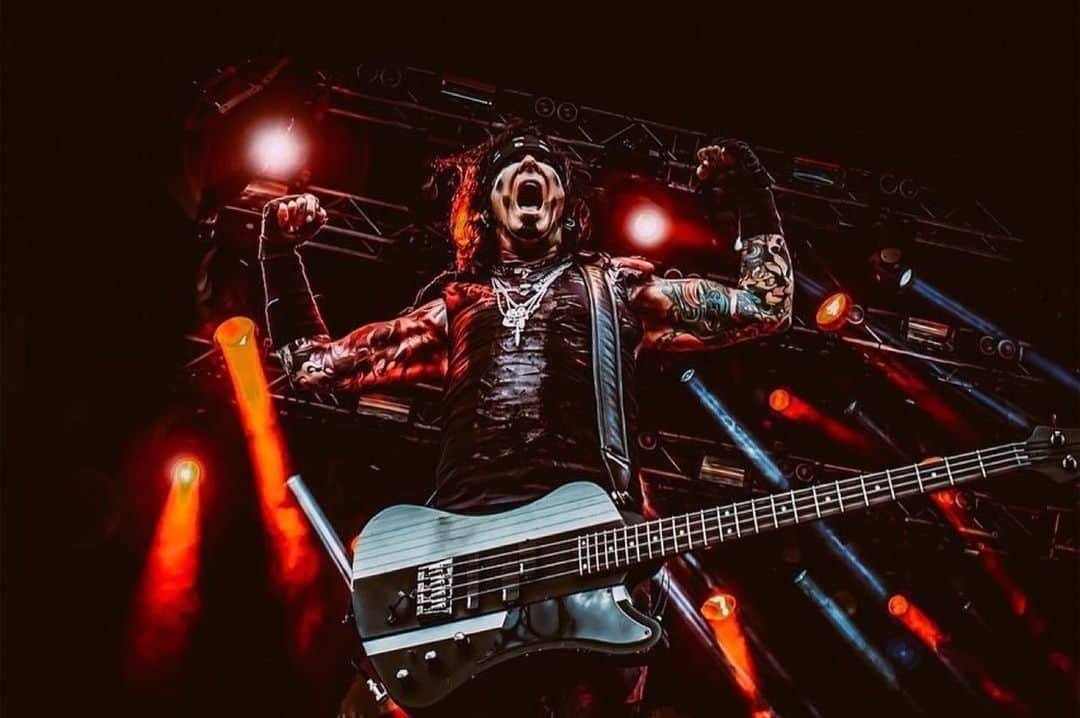 SIXX:A.M.のインスタグラム：「It’s gonna be awhile but it’s gonna be one hell of party when all is bands get to hit the road again- 📷 @stephansdotter_photography • SIXX:A.M. Gröna Lund, Stockholm 2016. From this year I have about 15.000 photos give or take and only about half of those are of this band... ) But seriously, what a good year that was. In many ways I miss having so much work the days were not enough. These days the days just seem to many and too long despite the sun setting almost before it rises here in the north. Hoping for better days. Maybe it’s time... #sixxam #nikkisixx #djashba #jamesmichael #behindthescenes #backstage #bestmusicshots #audioloveofficial #stephansdotterphotography #grönalund #rockphotography」