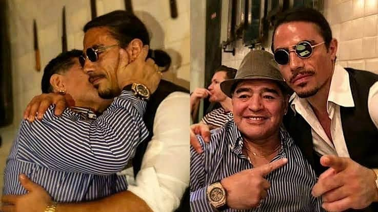 Saltbae（ヌスラット・ガネーシュ）さんのインスタグラム写真 - (Saltbae（ヌスラット・ガネーシュ）Instagram)「Rest In Peace Legend ...😢#saltbae #salt #saltlife」11月26日 1時54分 - nusr_et