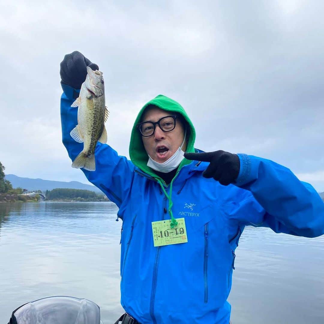 東野幸治のインスタグラム：「バス釣りと富士山の旅猿。」