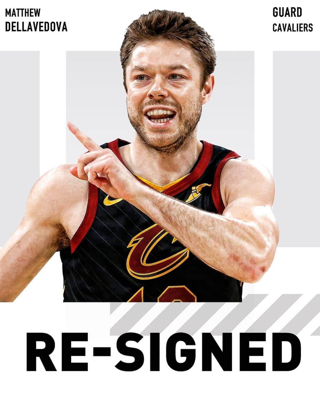 キャブスさんのインスタグラム写真 - (キャブスInstagram)「OFFICIAL: #Cavs re-sign G @matthewdelly.」11月26日 2時32分 - cavs