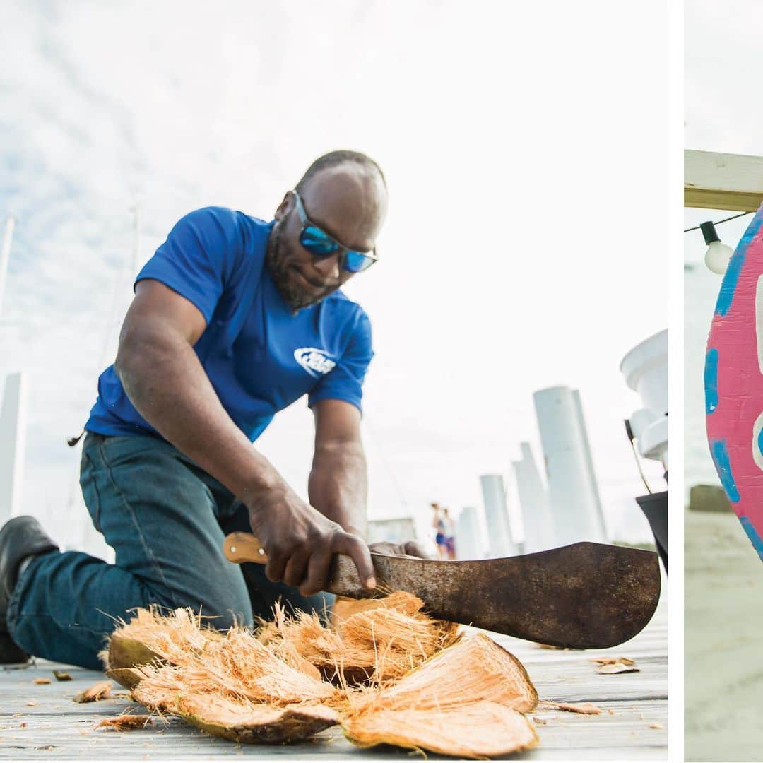 のインスタグラム：「Thanksgiving prep… Swipe for a fresh conch salad recipe to round out your holiday spread on the water. #SeeWhatsOutThere #BornOnTheWater」