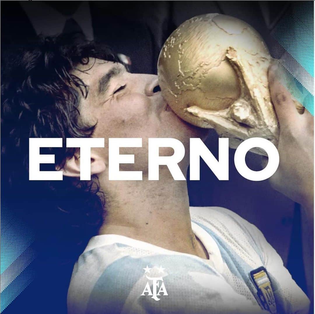 アルバロ・ネグレドさんのインスタグラム写真 - (アルバロ・ネグレドInstagram)「Hoy es uno de los días más tristes de la historia del fútbol. Se fue Maradona, pero su legado será eterno. Tocado por la mano de Dios, fue un genio del fútbol mundial. DEP Maradona #Ad10sMaradona #Ad10s」11月26日 3時00分 - alvaronegredo9