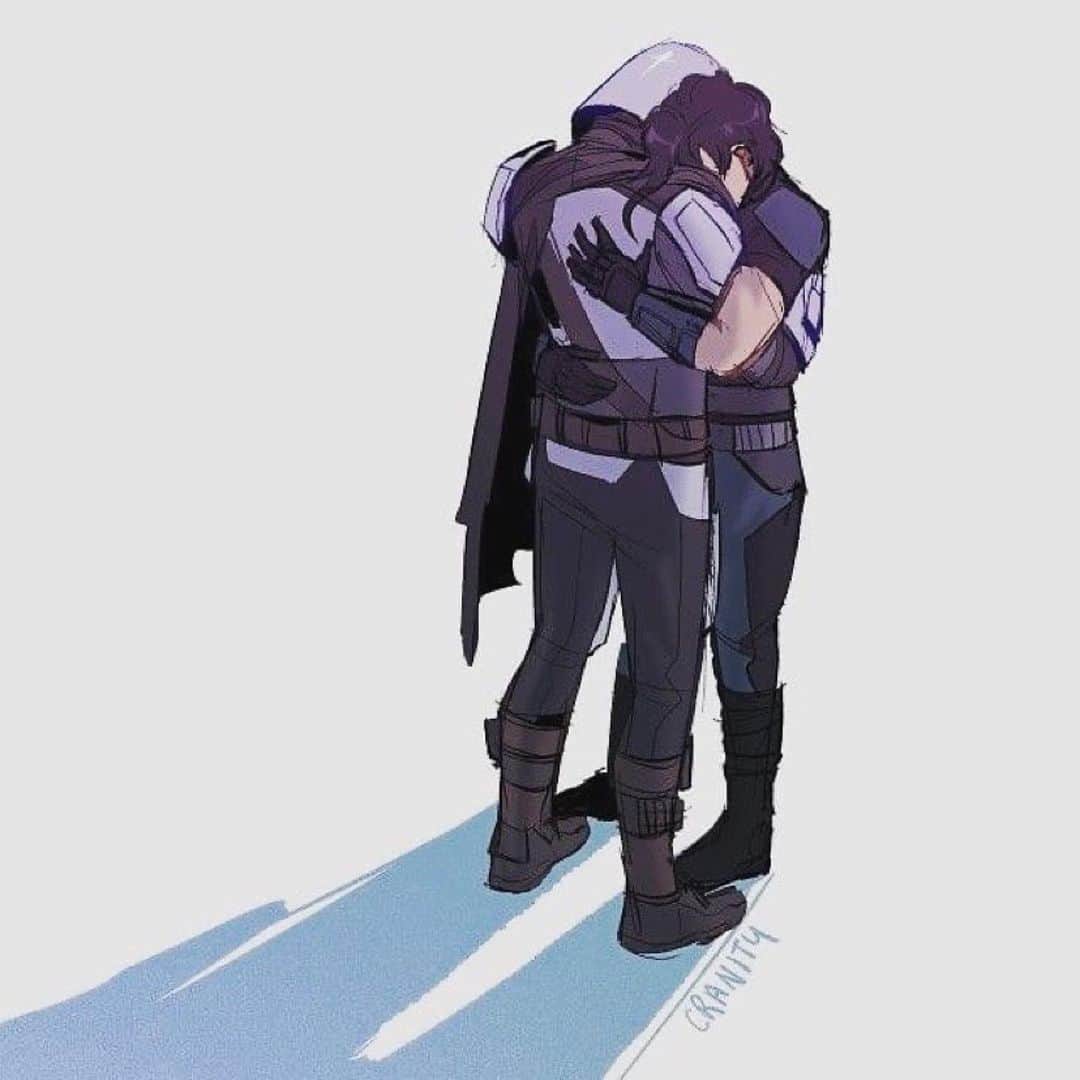 ジーナ・カラーノのインスタグラム：「This is the way. @cranitys ❤️ #Repost @pascalispunk ・・・ Friendship. #ThisIsTheWay Artist: @cranitys」