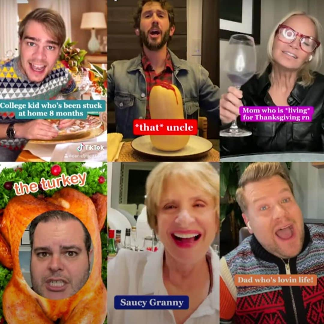 ハリウッド・リポーターさんのインスタグラム写真 - (ハリウッド・リポーターInstagram)「James Corden surprised #TikTok creator Daniel Mertzlufft, with a Thanksgiving-themed musical performance featuring some of #Broadway’s biggest stars. Watch at the link in bio.」11月26日 4時00分 - hollywoodreporter