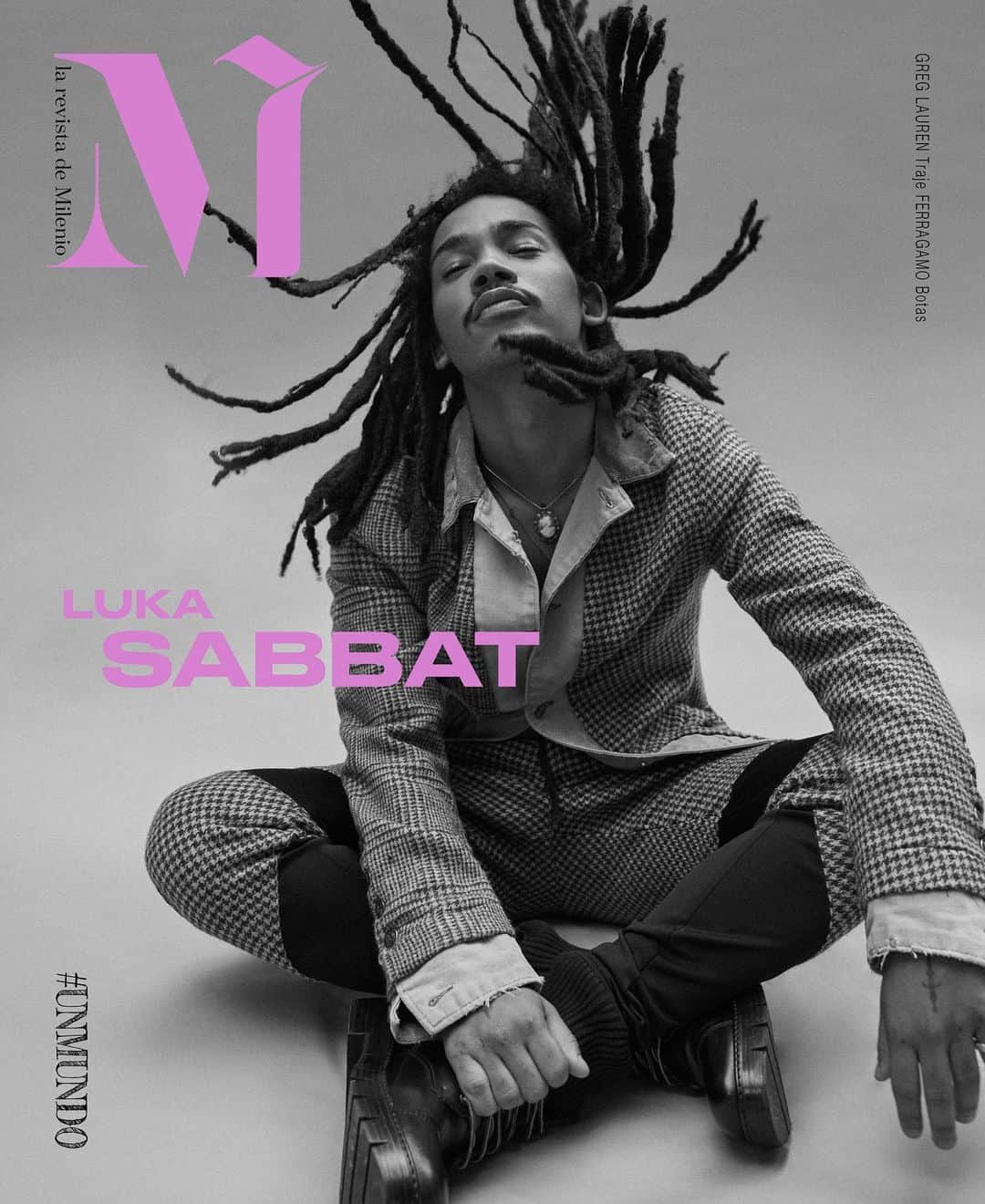 ルカ・サバトさんのインスタグラム写真 - (ルカ・サバトInstagram)「@m__milenio cover story :)  Photographer: @colienarentmeester  Stylist: @sarahgorereeves  Art director: @jenyrose」11月26日 4時53分 - lukasabbat