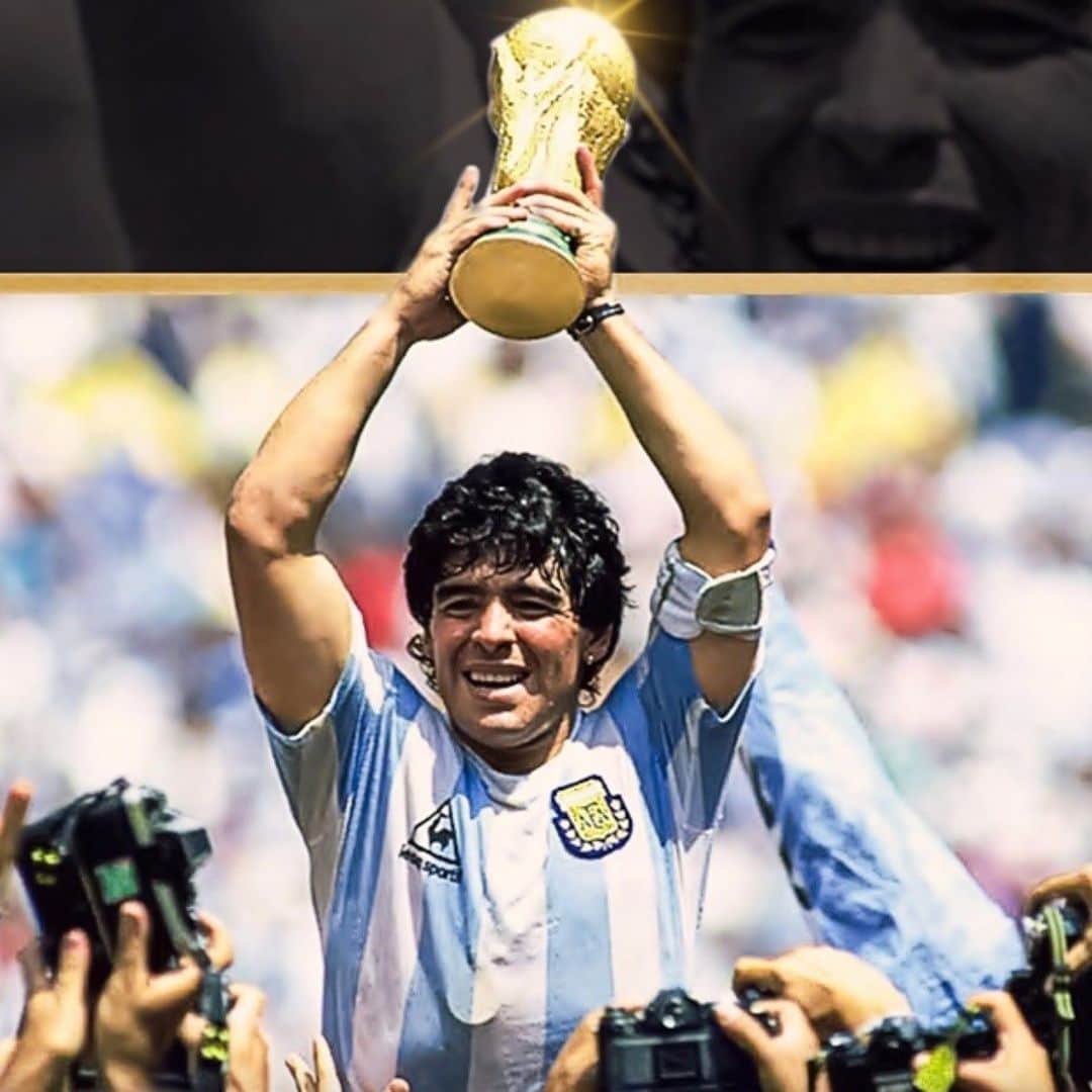 サンティ・カソルラのインスタグラム：「Hoy nos ha dejado una leyenda, un Dios del futbol, descansa en paz Diego.」