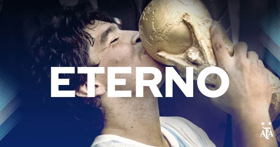 マヌエル・ランシニのインスタグラム：「Que en paz descanses Diego 🇦🇷 sos y serás eterno 👏🏼👏🏼👏🏼」
