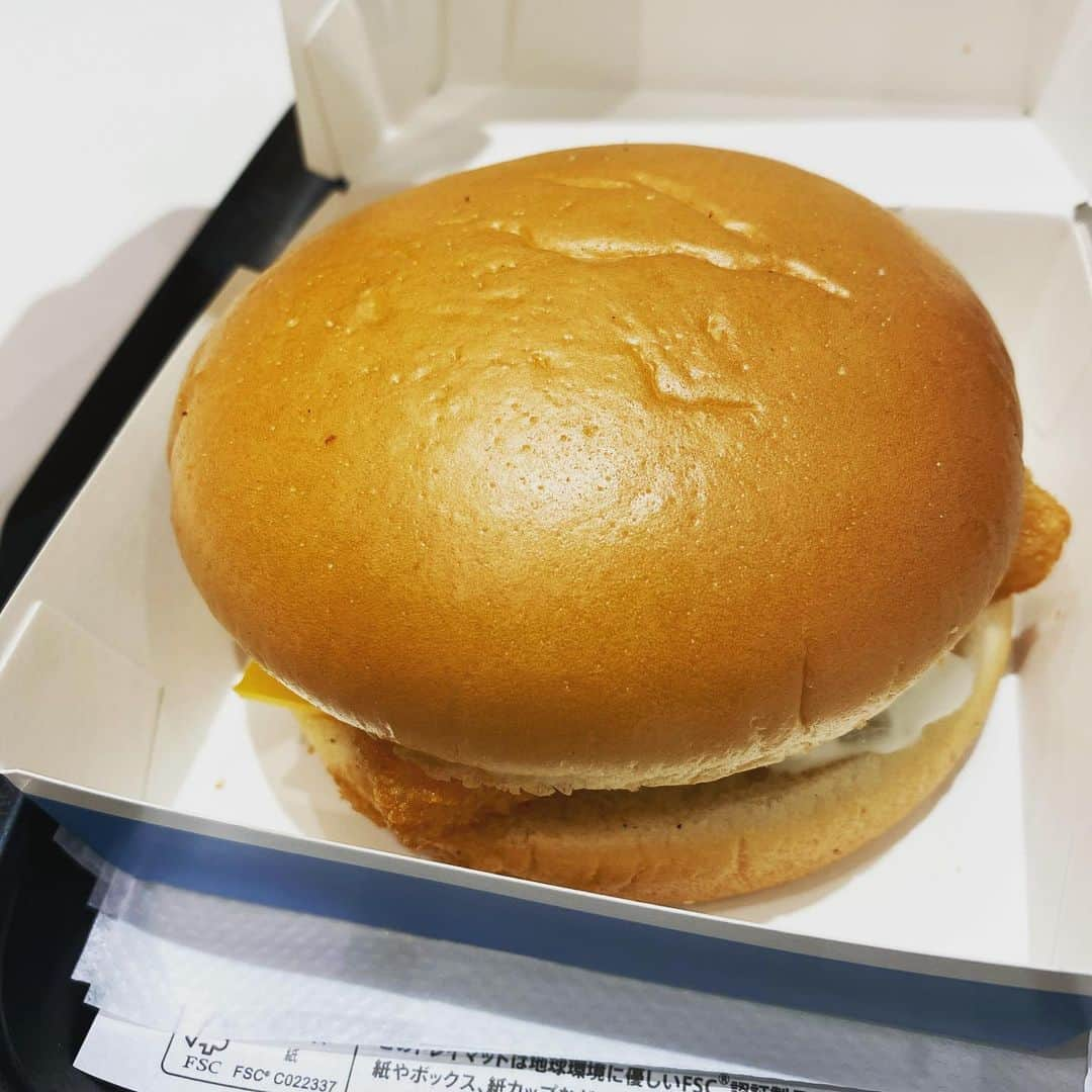 山田しょうこさんのインスタグラム写真 - (山田しょうこInstagram)「年1で食べたくなる フィレオフィッシュちゃん 今日もまあるくてやさしいお味でした🤤 #フィレオフィッシュ  #マクドナルド  #お昼時セットで550円なの助かります」11月26日 16時51分 - shokokrake0611