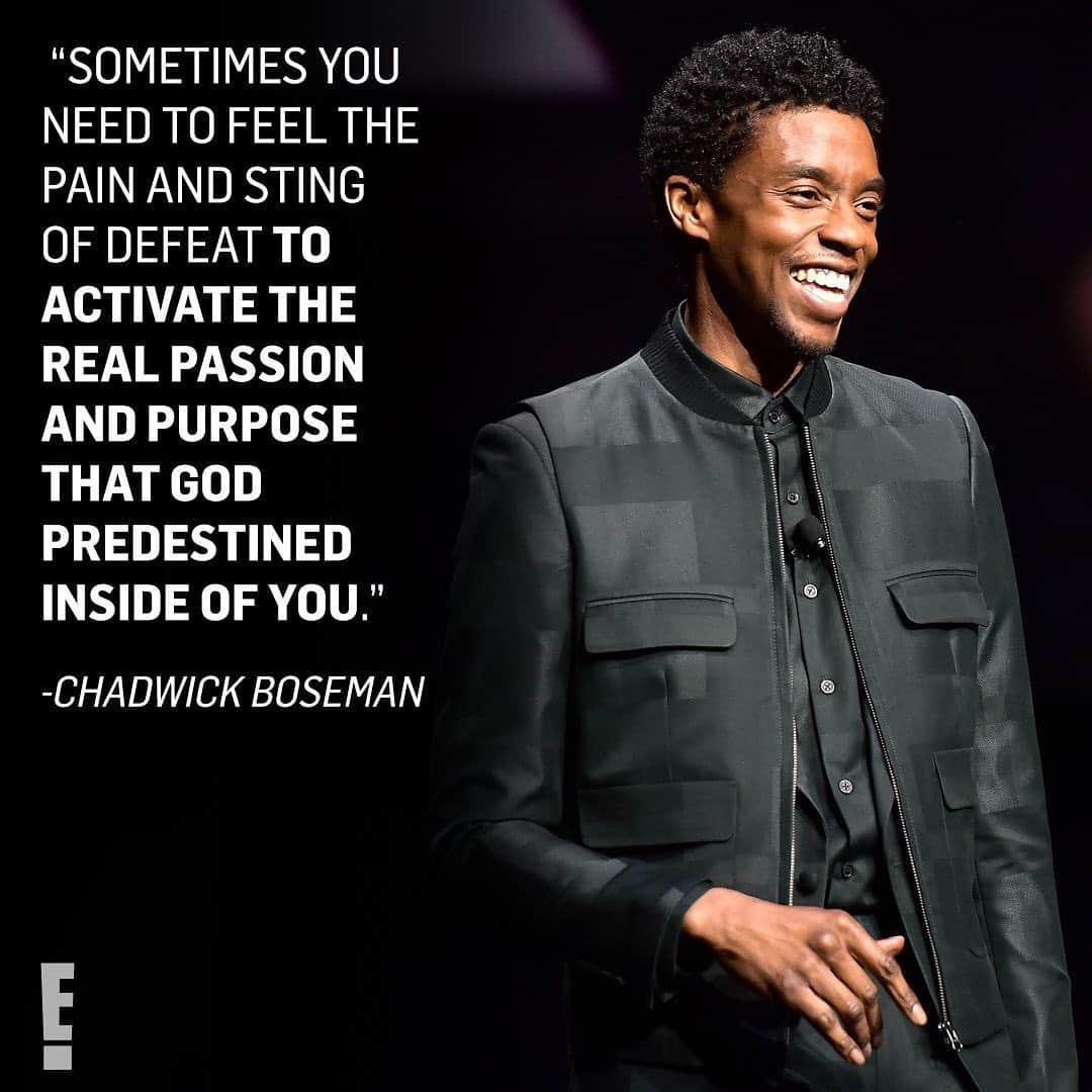 E! Onlineさんのインスタグラム写真 - (E! OnlineInstagram)「Forever #ThankfulFor the blessing to exist at the same time as Chadwick Boseman. Gone too soon, but never forgotten. 💔 (📷: Getty)」11月26日 8時01分 - enews
