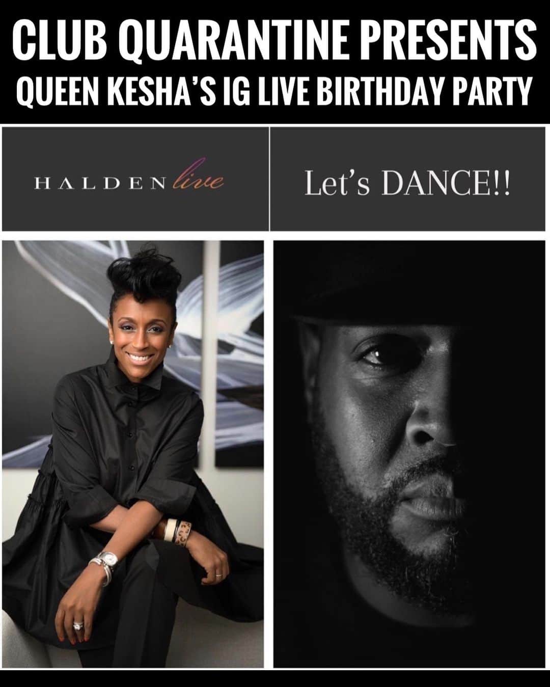 DJ Clark Kentさんのインスタグラム写真 - (DJ Clark KentInstagram)「TONIGHT • Queen Kesha’s IG Live Birthday Party • 8pm ET • On @haldeninteriors IG Live • Music By Me! • Lets Dance! (Thanks To My Brother @dnice) •」11月26日 8時55分 - djclarkkent