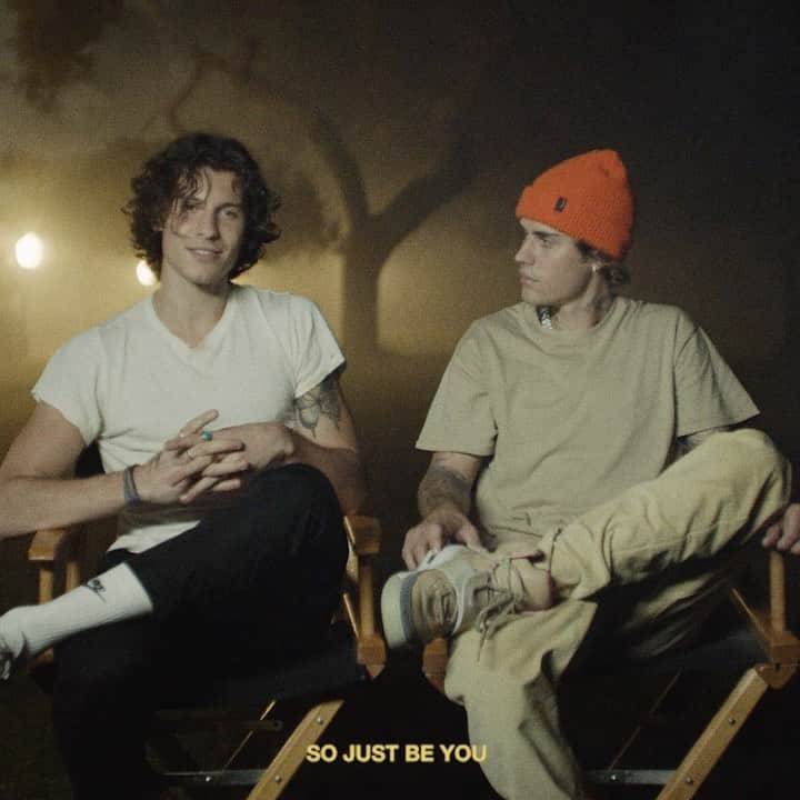 ショーン・メンデスのインスタグラム：「#MONSTER from the director’s chair @justinbieber」