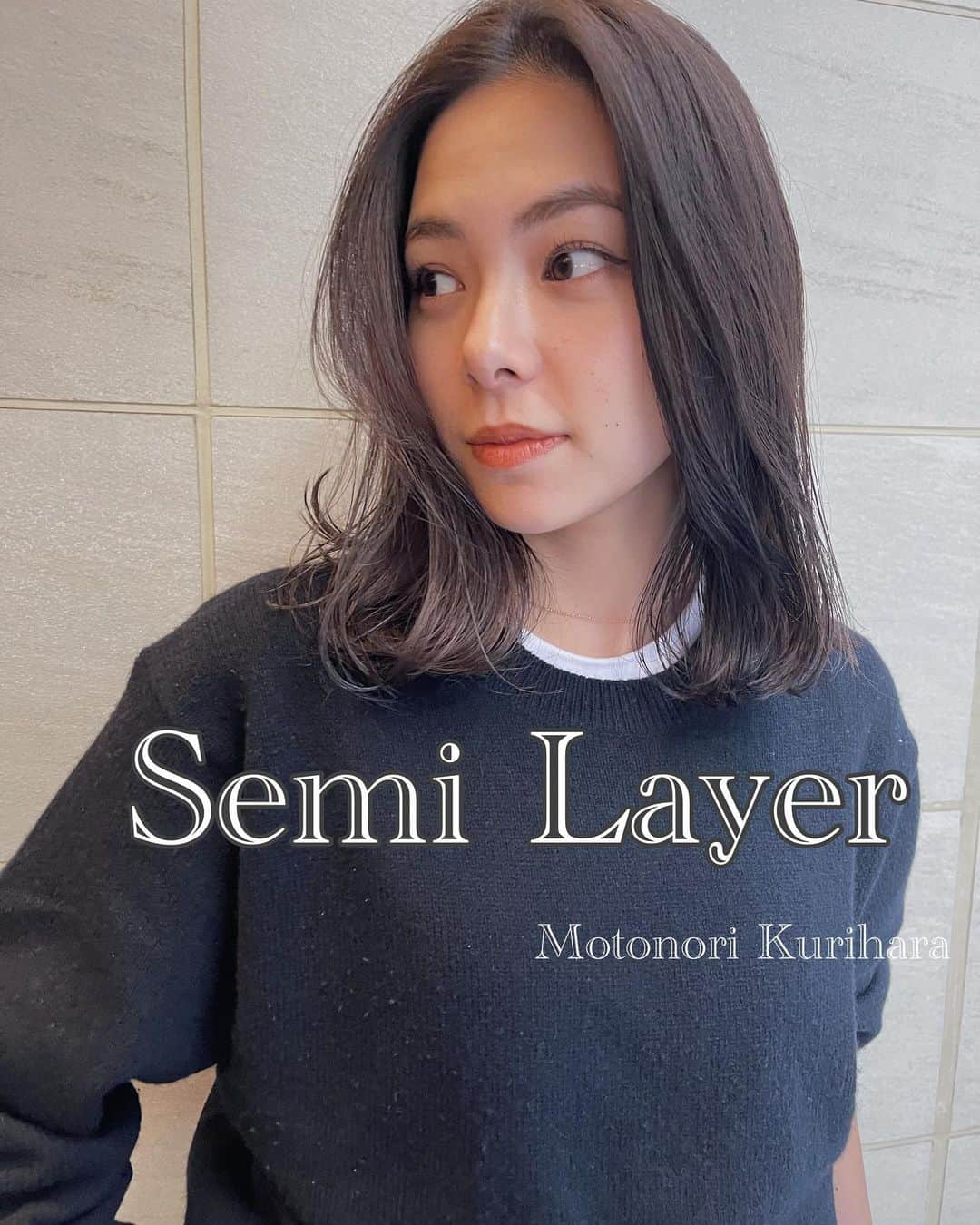 栗原一徳さんのインスタグラム写真 - (栗原一徳Instagram)「【Semi Layer】  12月のご予約ありがとうございます😊  1〜5日頃がオススメですので是非✂︎  #ボブ #ボブヘア #ライフスタイル #セミロング #ミディアムヘア #セミディ #デジタルパーマ #前髪カット #小顔ヘア #ミディアム #トリートメント #イメチェン #髪質改善 #外国人風 #美少女 #パーマヘア  #東京 #Tokyo #銀座 #Ginza #美容院 #美容室 #youtube #vlog #撮影  #发型 #微博 #小红书 #wechat」11月26日 10時55分 - kuri_answer