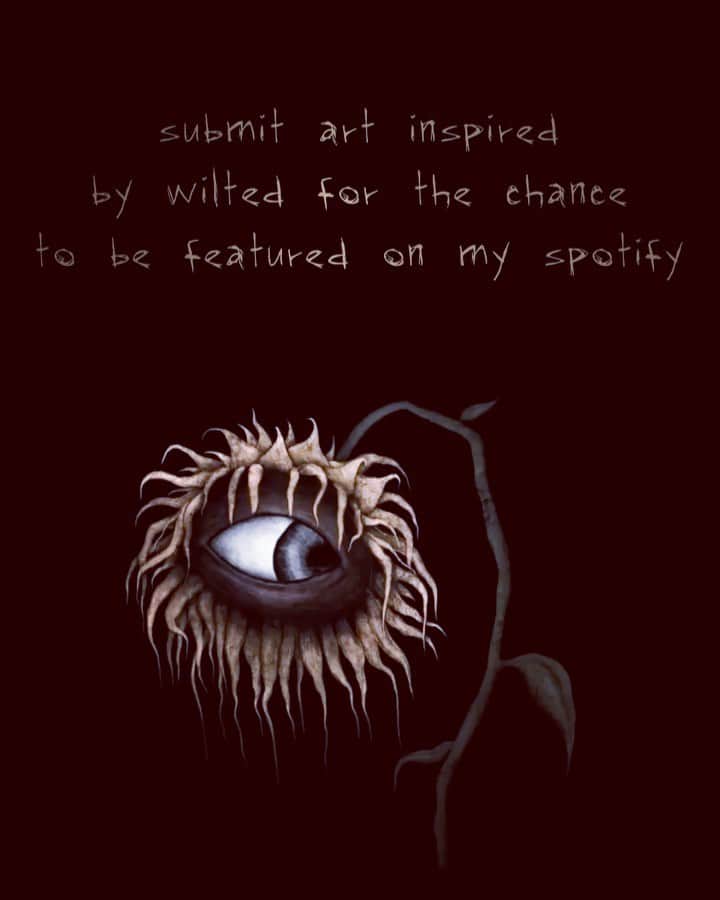 パリス・マイケル・キャサリン・ジャクソンのインスタグラム：「to my mushies.. i know you love creating beautiful art. share a piece of original artwork inspired by the album and i'll use it as the background for some songs off the album on spotify. looking forward to seeing all of the incredible art everyone creates. 🍄♥️🥀」