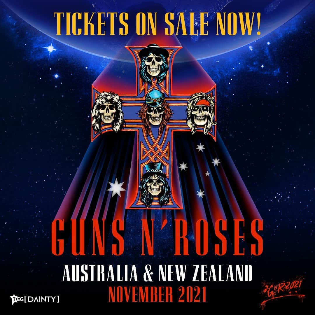 Guns N' Rosesさんのインスタグラム写真 - (Guns N' RosesInstagram)「Tickets now on Fn sale!」11月26日 11時00分 - gunsnroses