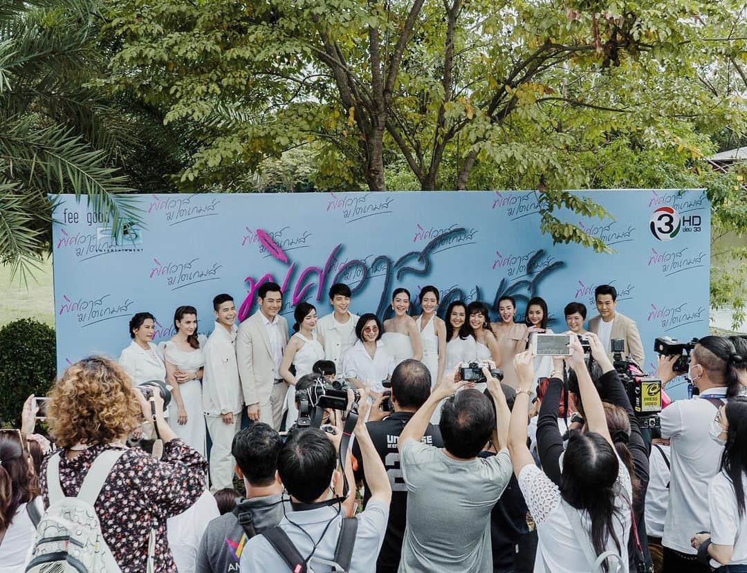 Jirayu Tangsrisukのインスタグラム：「บวงสรวง พิศวาสฆาตเกมส์ ☺️❤️」