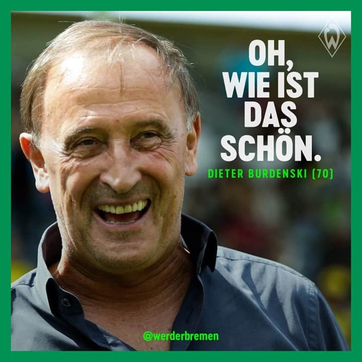 ヴェルダー・ブレーメンさんのインスタグラム写真 - (ヴェルダー・ブレーメンInstagram)「Torwart-Legende und Werder-Idol Dieter Burdenski macht heute die 7️⃣0️⃣ voll. 🎉 Herzlichen Glückwunsch und alles Gute, Budde! 🎂🎈 __________ #werder #bremen #svw #burdenski #geburtstag #birthday」11月26日 17時07分 - werderbremen