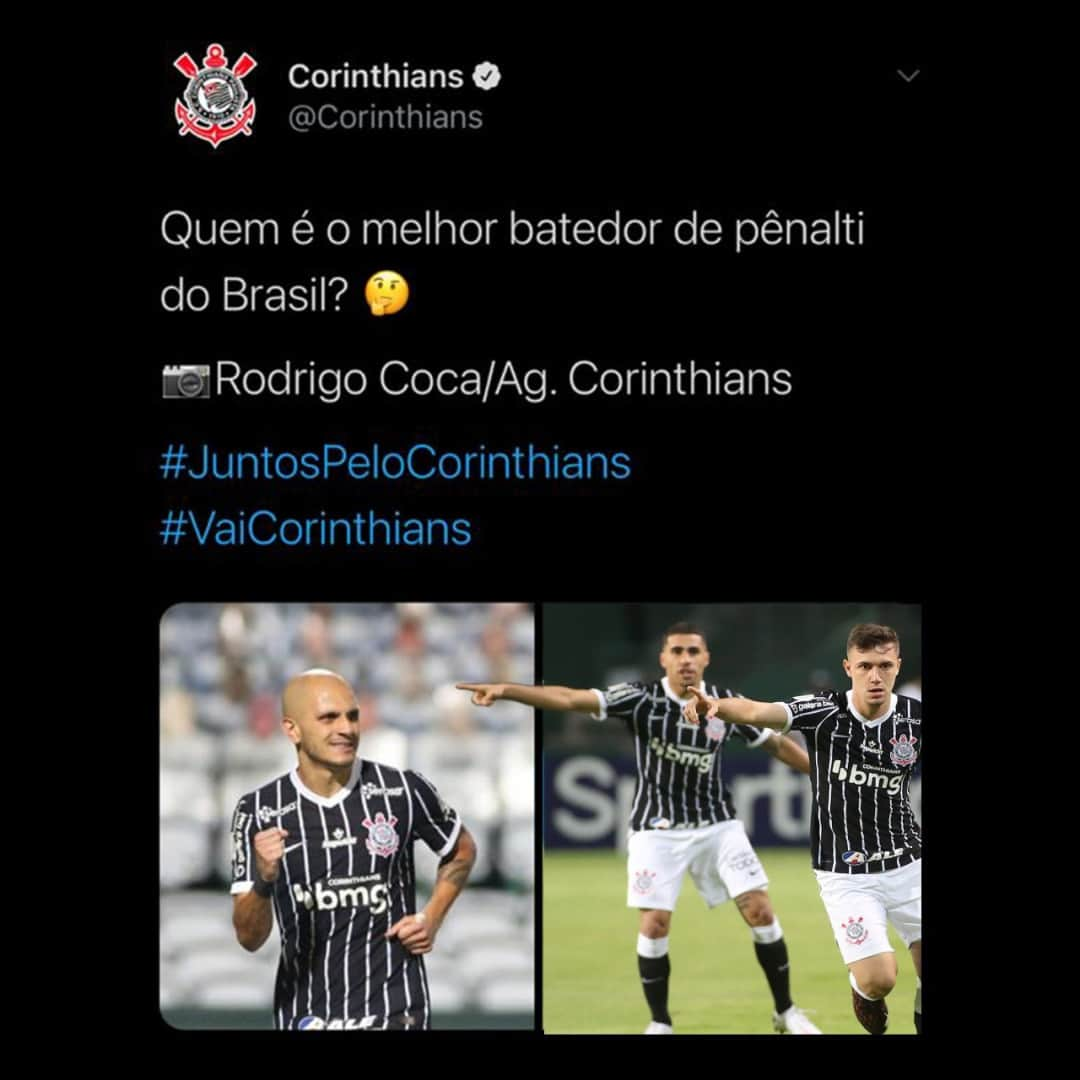 コリンチャンスさんのインスタグラム写真 - (コリンチャンスInstagram)「Essa é fácil de responder, Fiel!⠀ ⠀ 📷 Rodrigo Coca/Agência Corinthians⠀ ⠀ #JuntosPeloCorinthians #VaiCorinthians #BMG #Nike #EstrellaGalicia #CorinthiansEPositivo #Matrix #Midea #Poty #Serasa #Orthopride #CartãodeTodosCorinthians #AleCombustíveis #DoTerra #Hapvida #GaleraBET」11月26日 11時54分 - corinthians