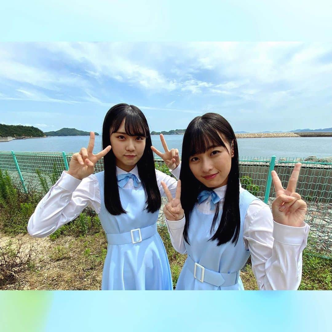 STU48さんのインスタグラム写真 - (STU48Instagram)「🌏🌏🌏  青い空✈️広い海🛳カワイイ2人💓  #STU48 #STU2期研究生 #2期生 #研究生 #今泉美利愛 #ImaizumiMiria #吉田彩良 #YoshidaSara #アイドル #オフショット #カワイイ #可愛い #japanesegirl #kawaii #idol #瀬戸内アイドル #瀬戸内 #setouchi #広島 #hiroshima #MV撮影 #思い出せる恋をしよう #オモコイ #制服 #水色 #ツーショット #青空 #海」11月26日 12時18分 - stu48.official