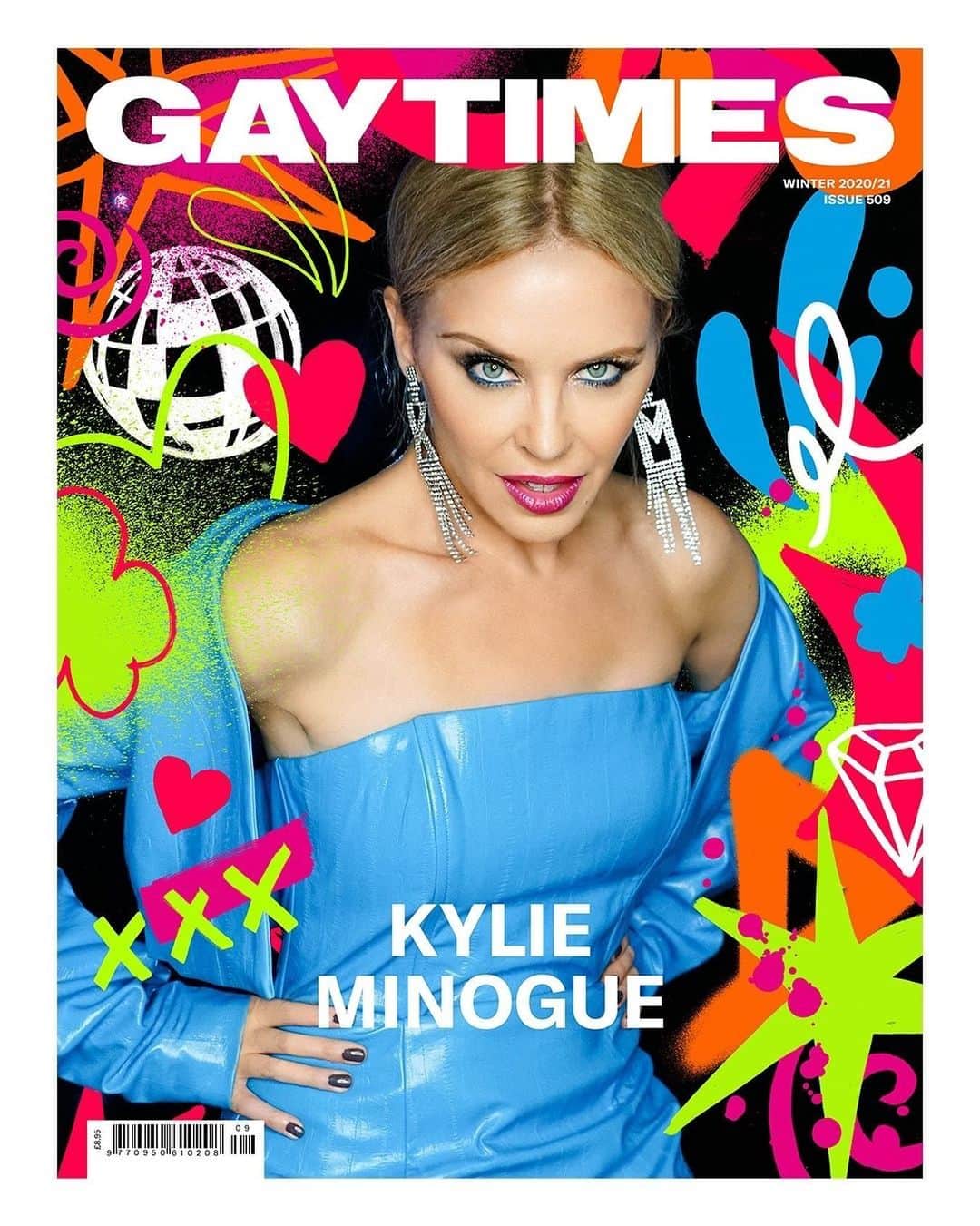 カイリー・ミノーグさんのインスタグラム写真 - (カイリー・ミノーグInstagram)「After 26 years 😳🤪 I’m back on the cover of @gaytimes. Thank you for the cover and the GAY TIMES Honour for Allyship 🌈 💜」11月27日 1時04分 - kylieminogue