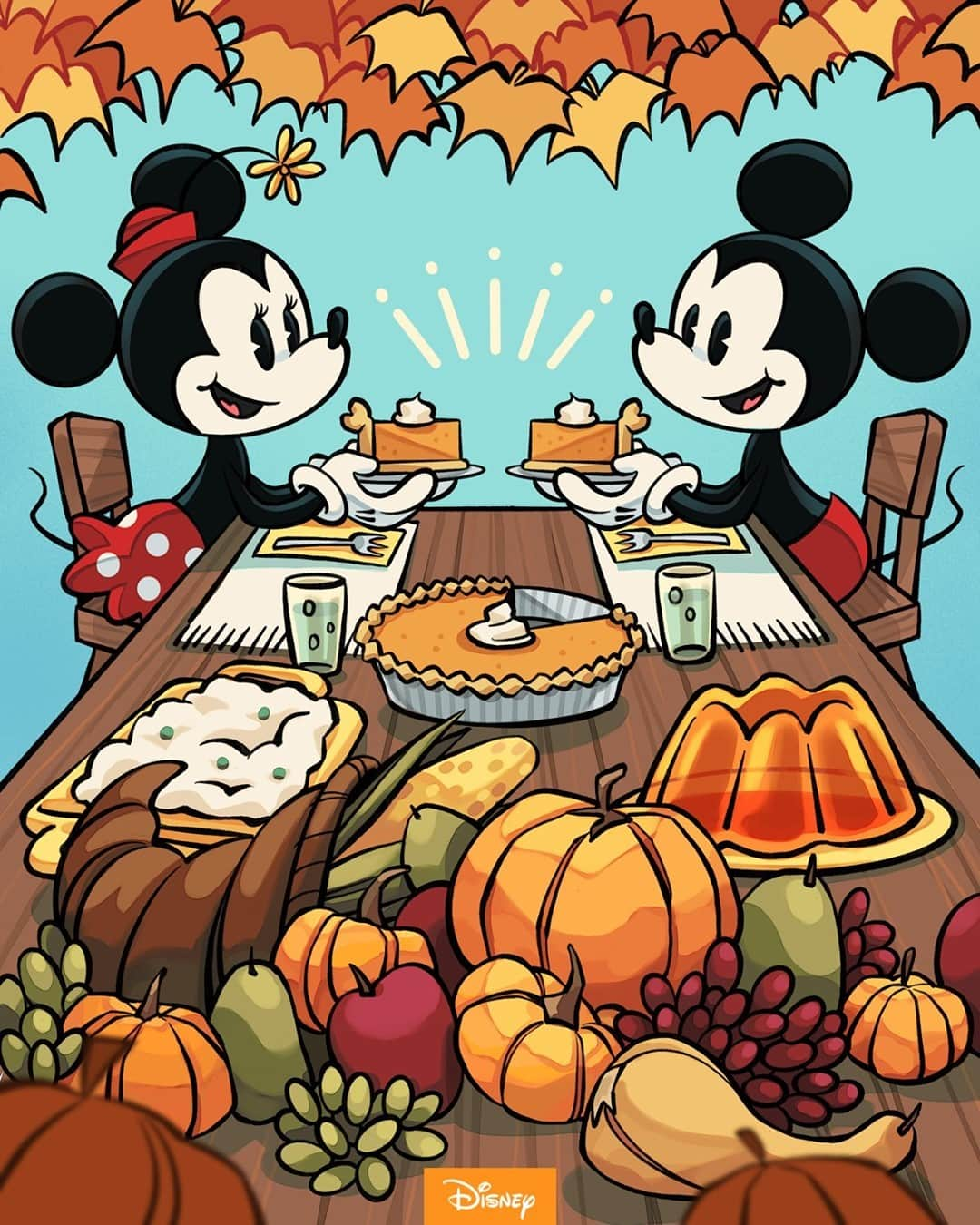 Disneyさんのインスタグラム写真 - (DisneyInstagram)「A great day starts with a grateful heart. Happy Thanksgiving!」11月27日 1時00分 - disney