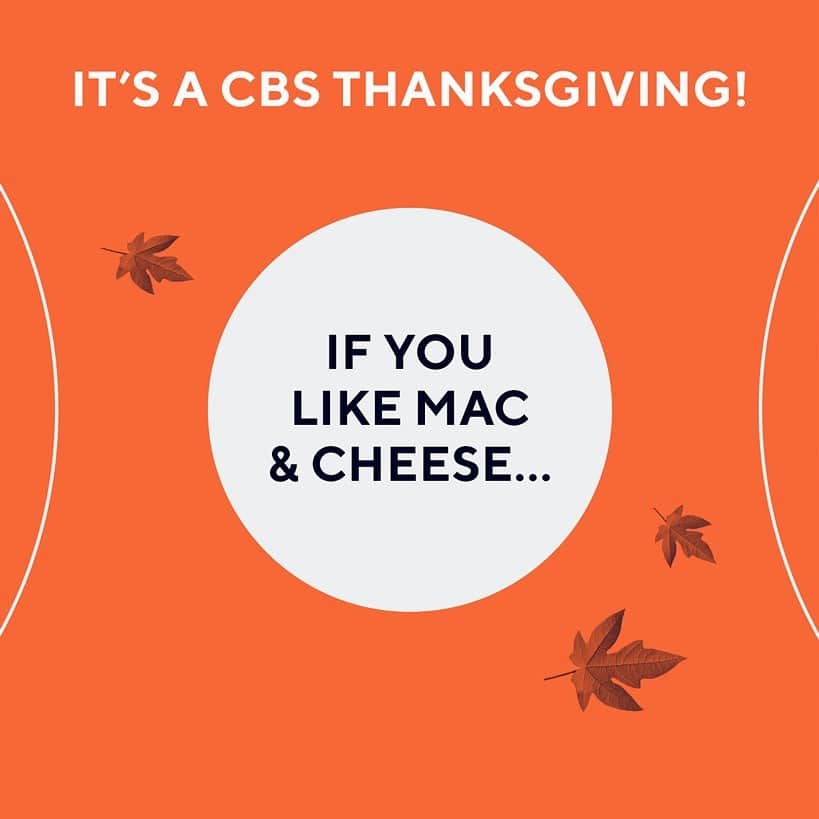 CBSさんのインスタグラム写真 - (CBSInstagram)「Thanksgiving dinner with a side of our favorite shows! Which show are you going to watch? Let us know in the comments!」11月27日 2時05分 - cbstv
