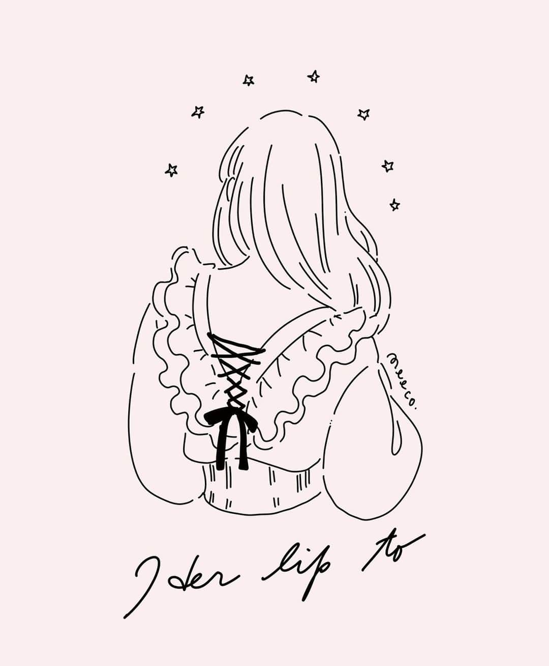 みーこさんのインスタグラム写真 - (みーこInstagram)「Her lip to(@herlipto )のこのニットが可愛すぎて、、  #イラスト #イラストレーター #イラストグラム #ファッション #ファッションイラスト #ニット #herlipto」11月26日 17時33分 - meecosme