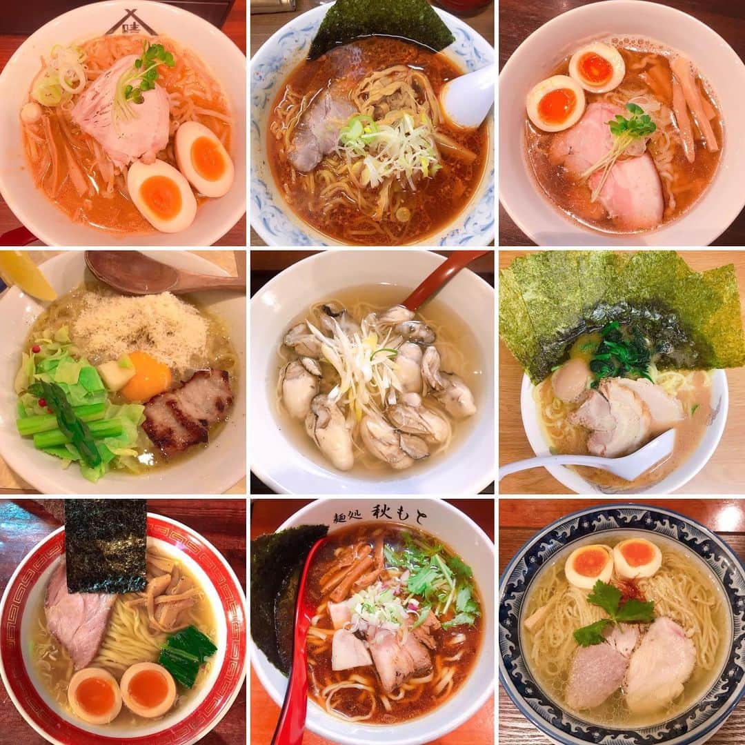 瀬村奈月のインスタグラム：「.【ラーメン9選】🍜 なつをのラーメン9選 #なつをの9選 #ラーメン #麺スタグラム #麺食い . 最近食べてないなぁ🍜 食べたいなぁと思いながら過去の ラーメンまとめてみたけど、 どこの店か忘れちゃった〜😂😂 . どれか食べたことある人〜？🙋‍♀️🙋‍♂️ . #神奈川ラーメン #東京ラーメン #ラーメン巡り #食べスタグラム #食べるの好きな人と繋がりたい #instafood #グルメ部 #飯テロ #飯ログ」