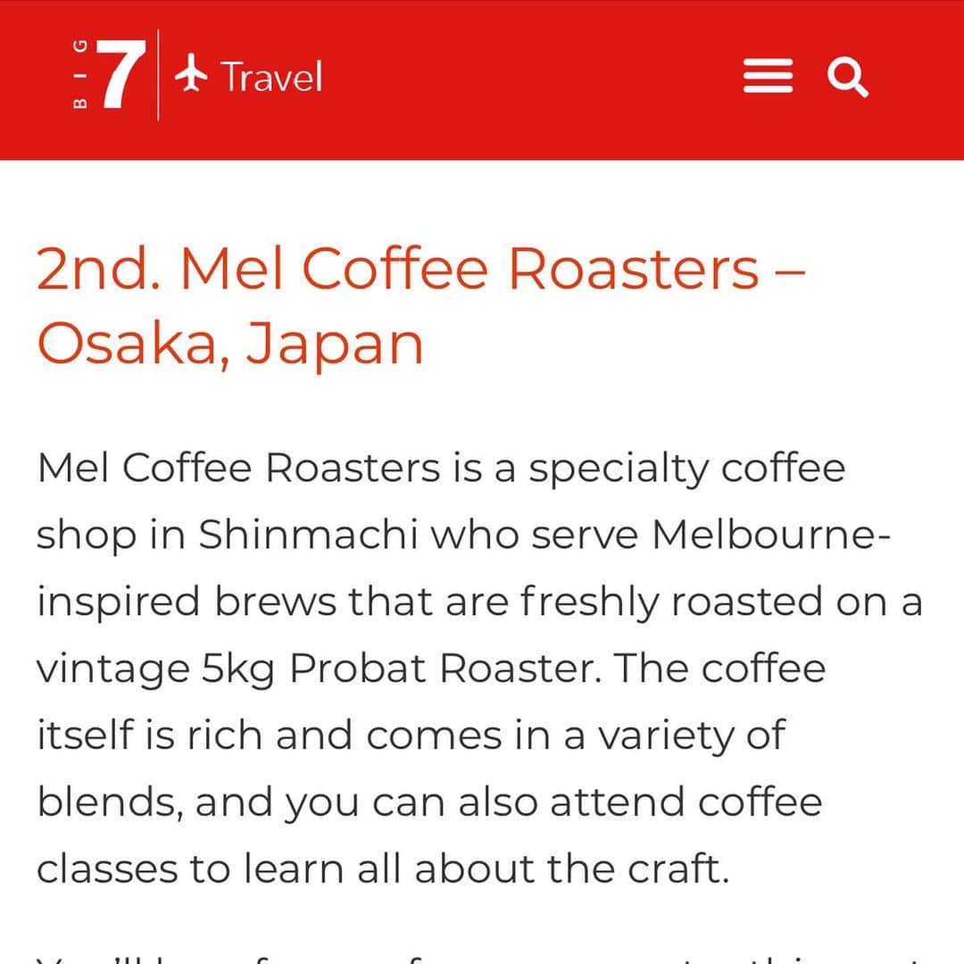 Mel Coffeeのグルメインスタ