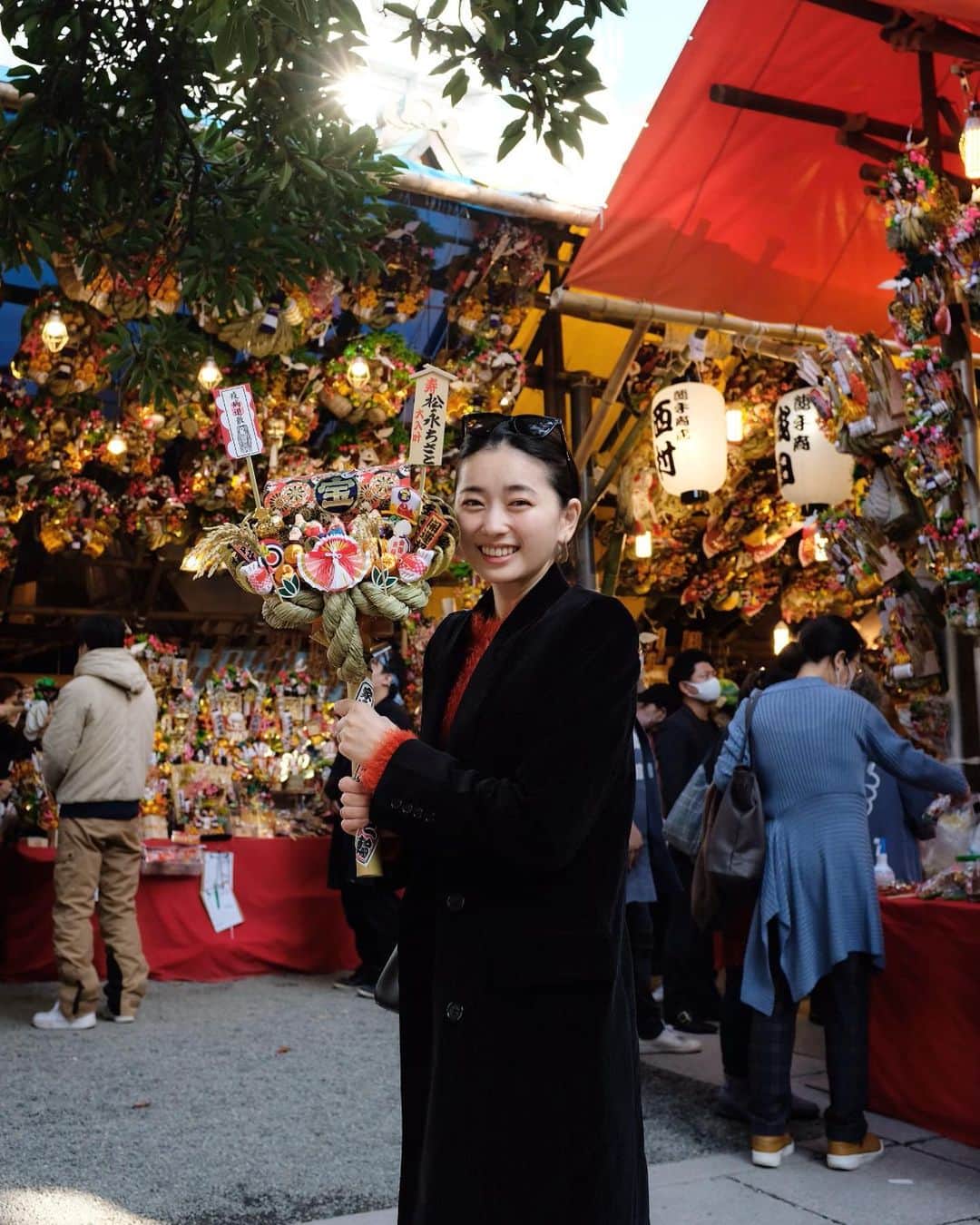松永ちさとのインスタグラム：「来年もがんばるぞー😊」