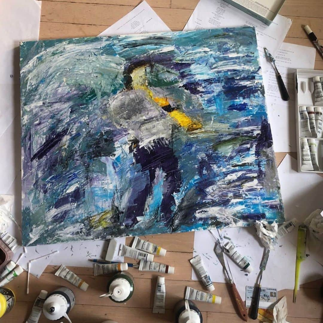 ユン・ジョンソクのインスタグラム：「Painting no.2」