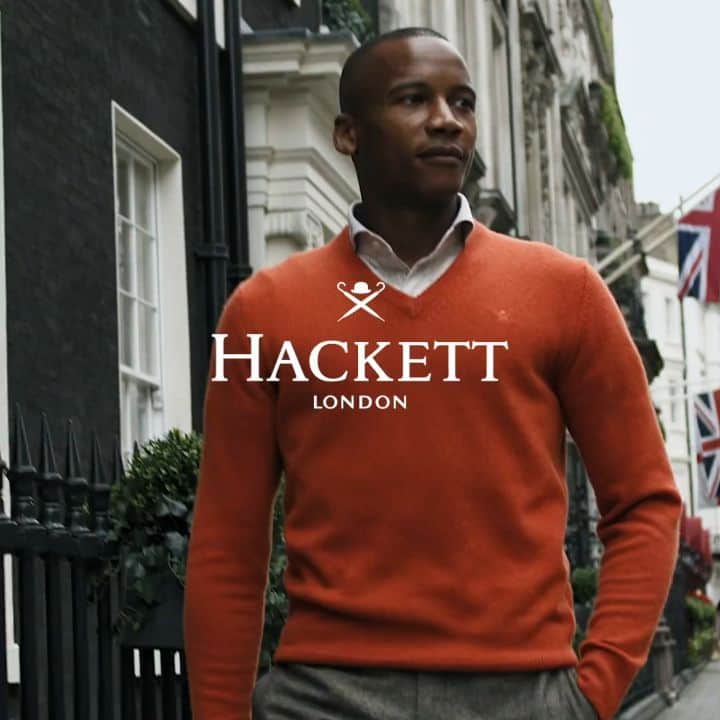 ハケットのインスタグラム：「A symbol of reliability and style. Our signature knitwear is the choice for men who set the standards. #STAYHackett」
