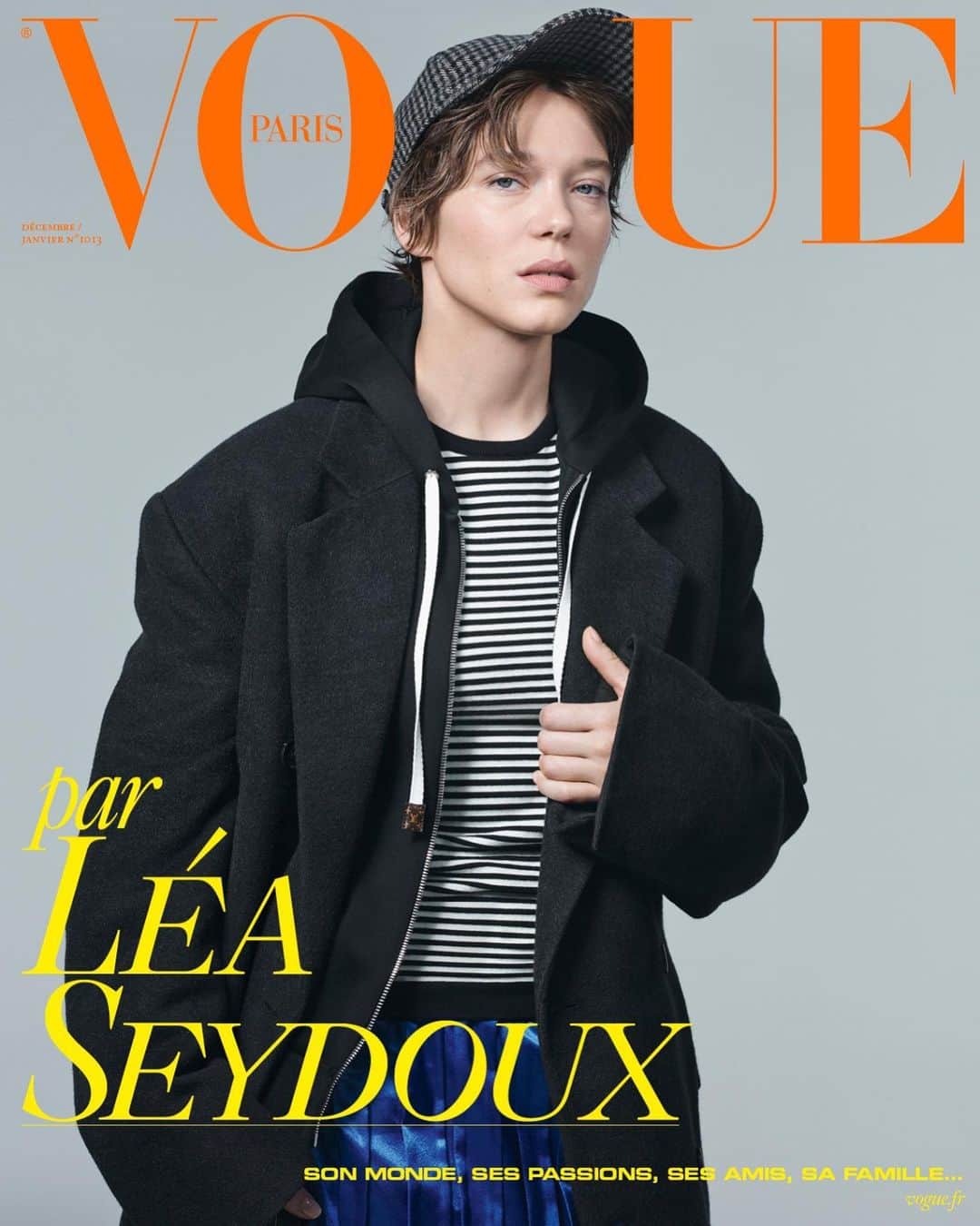 Vogue Parisさんのインスタグラム写真 - (Vogue ParisInstagram)「The legendary Léa Seydoux is our special guest editor of the December issue and star of 3 covers, each more different that the last, showing off the chameleon capabilities of her immense talent. From her childhood memories to her thoughts on her rich filmography, get to know the great French actress better than ever before when the issue hits newsstands on December 3. @LeaSeydoux_genuine shot by @CraigMcDeanStudio, styled by @MarieAmelieSauve Makeup by @Hannah_Murray1, hair by @Duffy_Duffy, nails by @ElsaDeslandes. Production by @NorthSixProductions Coat, hoodie, t-shirt and shorts by @LouisVuitton」11月26日 20時14分 - voguefrance