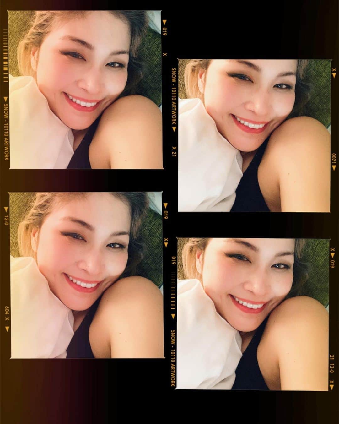 HARUKA MUTOのインスタグラム：「ニッ:)✌️笑うの忘れたらあかん✌️」