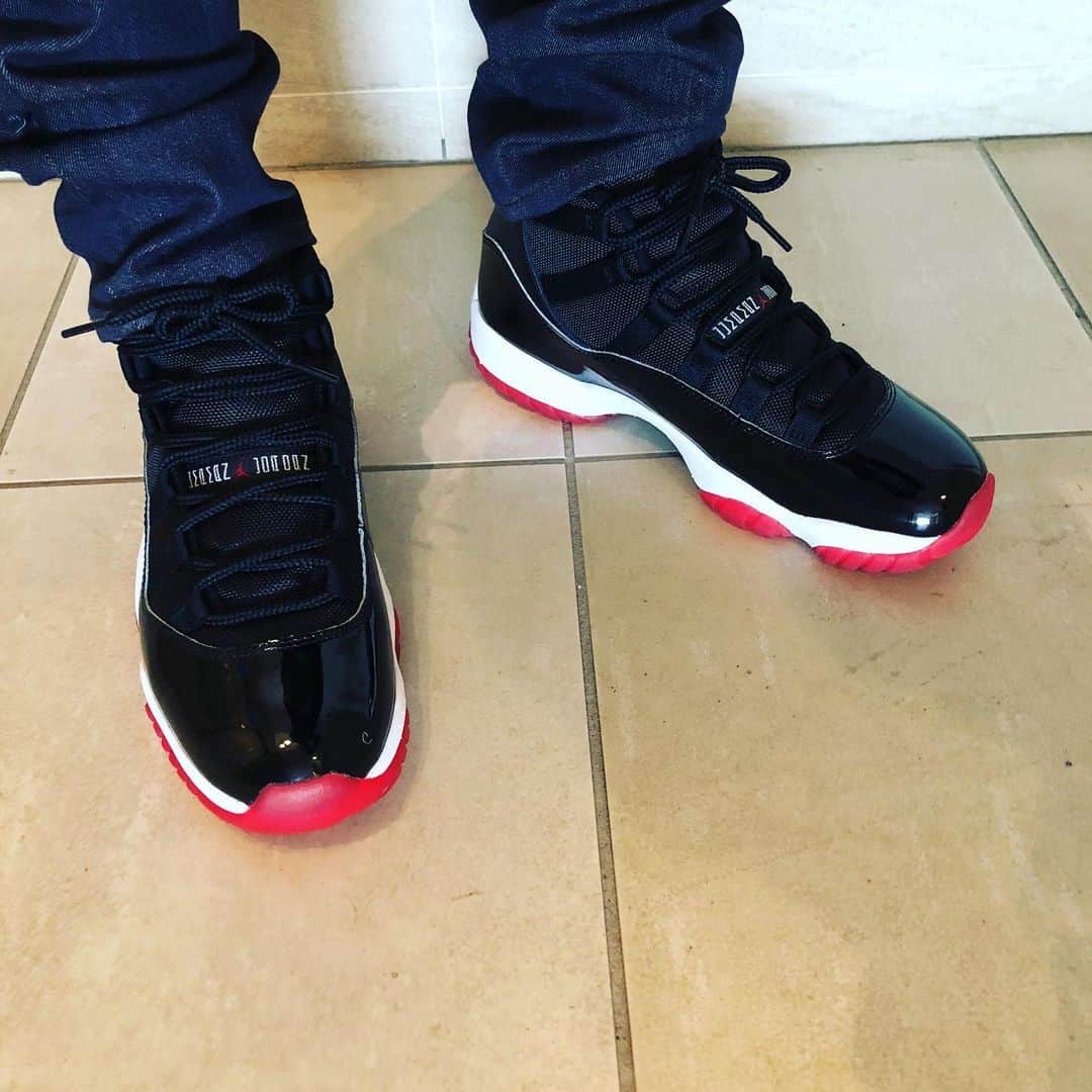 川坂勇太のインスタグラム：「ミタスニーカーズのデジタルドレコ 「Air Jordan 1 を除く Jordan Brand のオススメモデル」  ベタだけど「AJ11 Bred」  #mitasneakers #ms_ddc_20201130j」