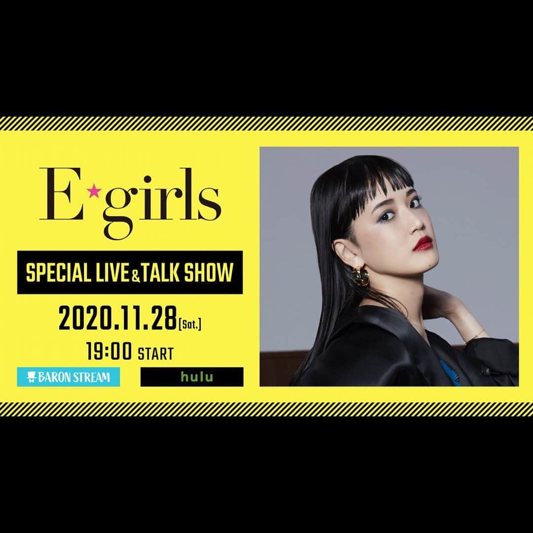 E-girlsさんのインスタグラム写真 - (E-girlsInstagram)「🖤﻿ ﻿ E-girlsの魅力がギュッと﻿ 詰まったライブになりそうです🔥﻿ E-girlsと一緒に盛り上がりましょう😘﻿ 楽しみー！！！﻿ ﻿ 夏恋﻿ ﻿ ----﻿ ﻿ ★Twitter連動プレゼント企画実施中★﻿ ﻿ #EG冬ソング または、#EGライブ盛り上げソング﻿ のハッシュタグをつけて E-girlsの好きな冬ソング または、盛り上げソングの楽曲と好きなポイントをツイートして下さい!! ﻿ ﻿ 投稿&チケット購入者様の中から抽選で11名の方に﻿ 「メンバー全員の直筆サイン入り記念フォトポスター」を﻿ プレゼント！﻿ ﻿ 募集期間は11/28(土)19:00まで！﻿ ﻿ たくさんのツイートお待ちしております!!﻿ ﻿ ----﻿ ﻿ 詳しくは💁‍♀️﻿ E.G.family mobileのサイトをチェック✅﻿ http://r.egfamily-m.jp/eglive1128/﻿ ﻿ ﻿ #egirls﻿ #藤井夏恋﻿ #夏恋﻿ #夏恋姫﻿ #🖤  @fujii.karen____official」11月26日 21時04分 - e_girls_official_