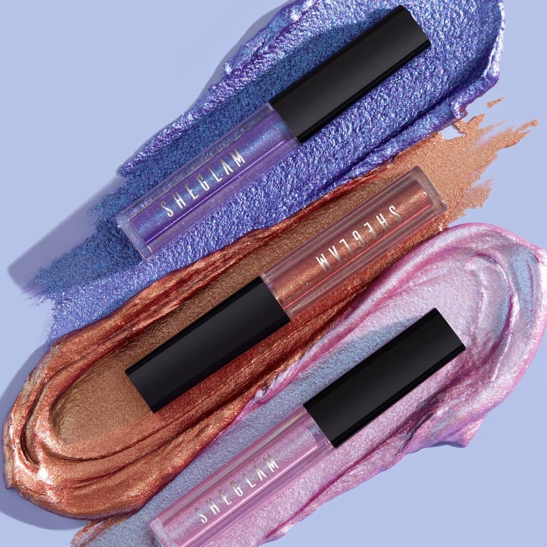 SHEINさんのインスタグラム写真 - (SHEINInstagram)「The lightweight and water-infused texture creates a sheer veil of color that goes on smooth without creasing. Perfect for a natural daytime look or you can layer with other eye shadows to create a sexy, chic look during a night out.  Search SHEGLAM and shop all SHEGLAM products at SHEIN App: SHEGLAM Newly Reformulated - Glitter Liquid Eyeshadow Trio - GREEN DAZE $5 SHEGLAM Newly Reformulated - Glitter Liquid Eyeshadow Trio - SEASIDE LOUNGE $5 SHEGLAM Newly Reformulated - Glitter Liquid Eyeshadow Trio - PURPLE ILLUSION $5  Currently available at SHEIN AR/US/MX/UK/FR/DE/IT/ES/NL/SE/BR/TH/SG/NZ/CA/PL/IL/MA」11月26日 21時15分 - sheinofficial
