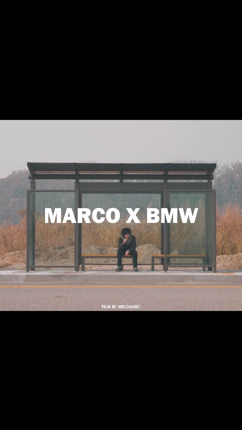 マルコのインスタグラム：「. Director. MARCO Producer. MARCO Camera & Editor. Mechanic_film Moving camcar & Selector. ZINO Cast. MARCO  @bmw」