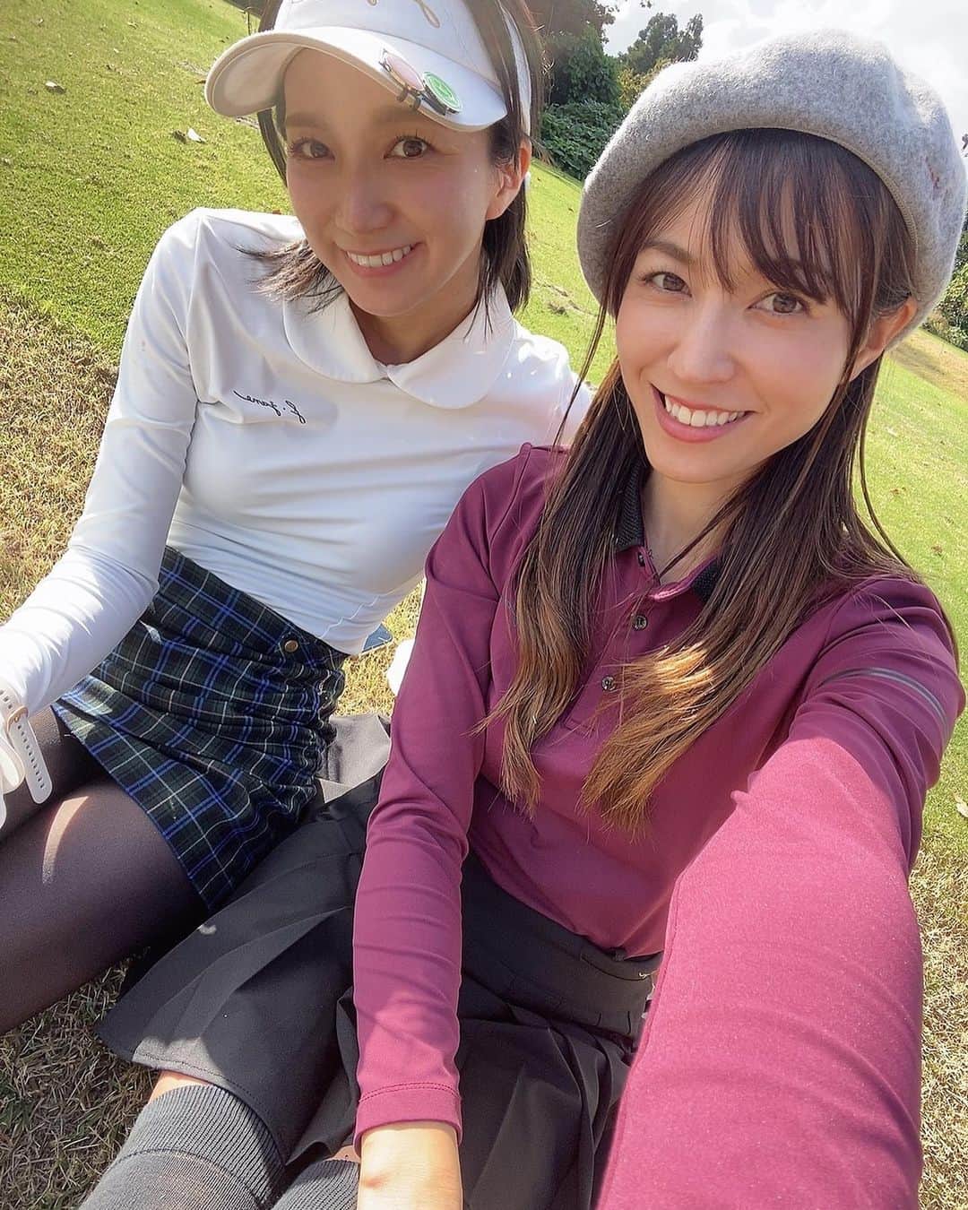 芹那さんのインスタグラム写真 - (芹那Instagram)「ゴルフデート⛳️💓 with @nanaetakasawa  朝から大爆笑😝 前回も 大爆笑から始まった🤣❣️  美女と楽しいゴルフ最高😉  👗@j.jane_japan」11月26日 23時01分 - serinaofficial