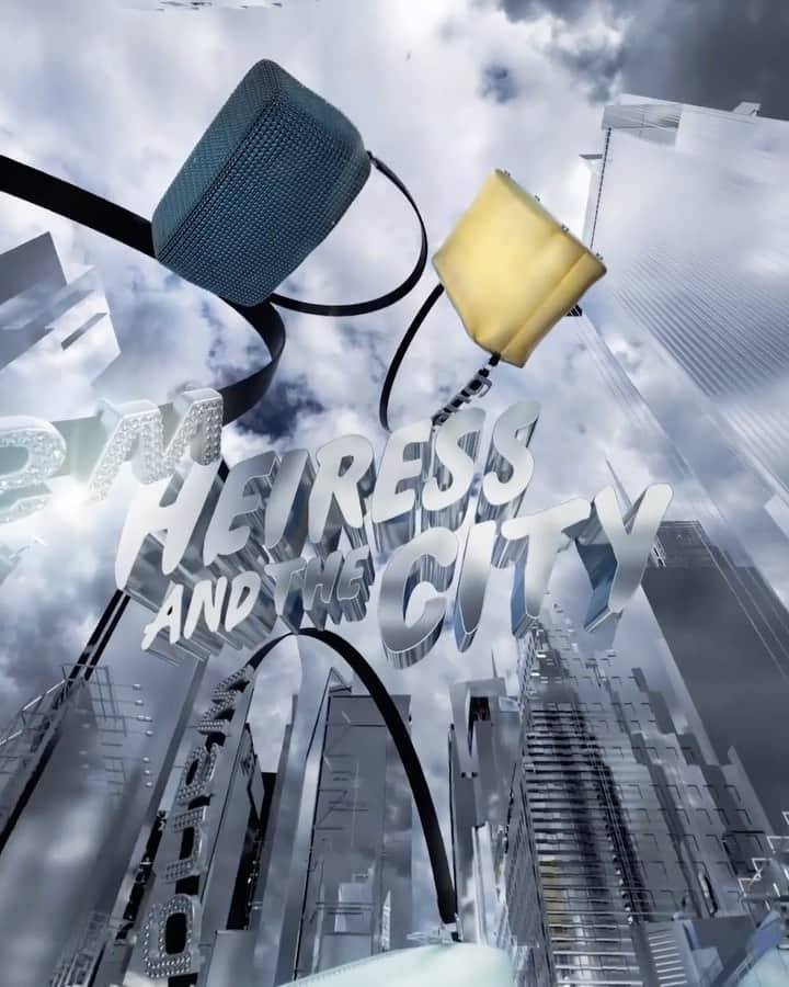 アレキサンダー・ワンのインスタグラム：「Ice up your life. -  In a world of chrome, one heroic bag shines bright. The Heiress Bag: here to save your holiday.  #HeiressAndTheCity: coming soon to a phone screen near you.」