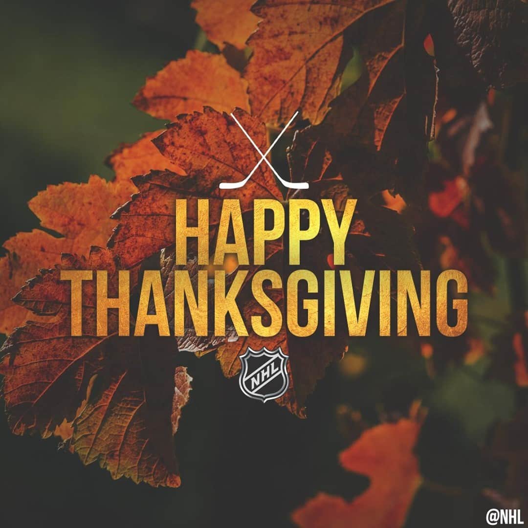 NHLさんのインスタグラム写真 - (NHLInstagram)「Happy Thanksgiving to our NHL family in America! 🇺🇸」11月26日 23時05分 - nhl