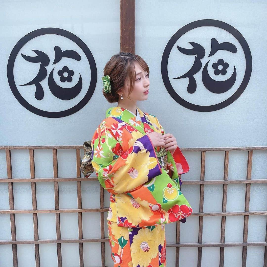 堀尾実咲さんのインスタグラム写真 - (堀尾実咲Instagram)「お着物着て浅草散策してきたよ👘💚  #浅草 #浅草着物レンタル #着物 #浅草食べ歩き #浅草寺 #雷門 #花やしき #花月堂 #花月堂メロンパン #asakusa #kimono」11月26日 23時07分 - misaki.horio