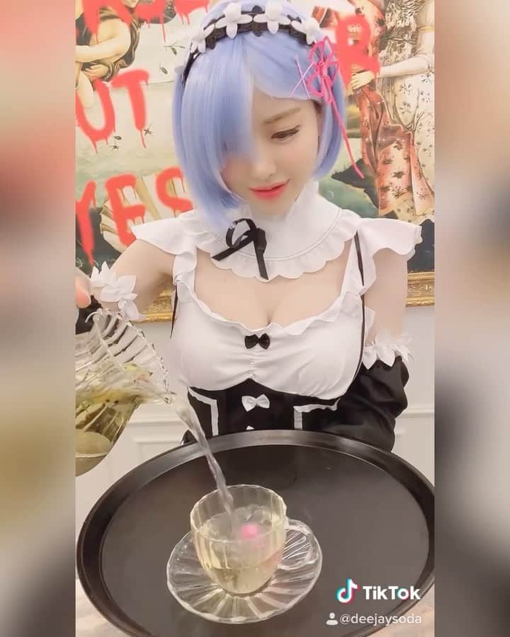 Dj Sodaのインスタグラム：「✭2020 SEA Game Awards✭에서 렘 코스프레하고 시상식발표랑 공연하기로 했어!  이번 주 금요일 밤 9시에 틱톡 @levelup_kl 에서 라이브로 만나💙 It's an honor to be part of this event as a presenter this year! Who's excited to know the winner of the 'Best Visual Art Award' in 2020?🥰💖  I'll be also performing at the LEVEL UP KL 2020: SEA Game Awards this Friday 27 November! Let's celebrate the creativity, artistry and technical genius of the finest developers and games, in addition to upholding creative and technical excellence in the Southeast Asian video game industry!🎂❤️  'LEVEL UP KL 2020: SEA Game Awards'   ✔LIVE ON - eGG Network (CH800)  - Astro Hello (CH702)   ✔LIVE STREAMING - TikTok (@levelup_kl)  🌍🕗 Nov. 27 8 PM (MYT) Nov. 27 9 PM (KST) Nov. 27 1 PM (CET) Nov. 27 4 AM (PST)   #SEAGameAwards #levelupkl #mememigarden #미미미가든  @egg_network @levelup_kl @tiktok.malaysia」