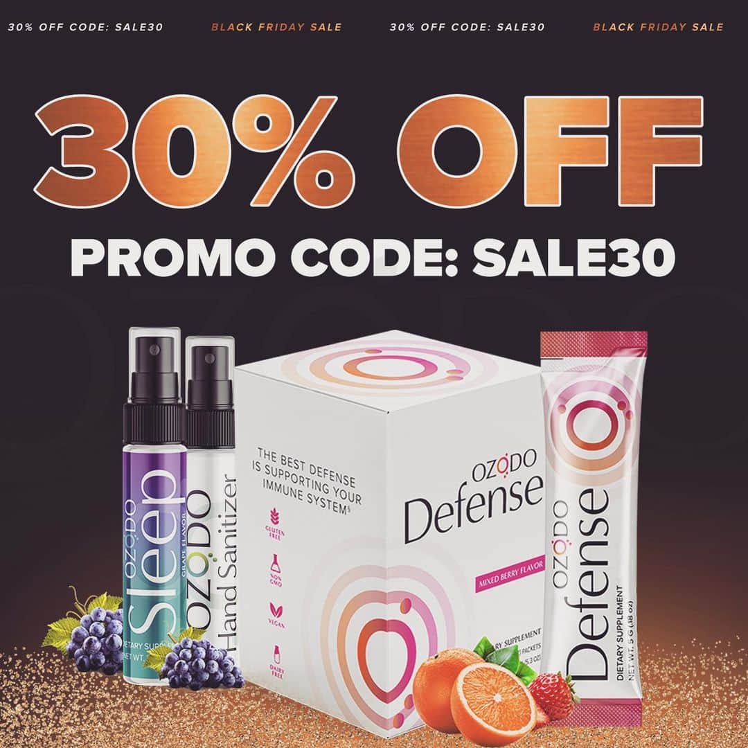 トリー・ウィルソンのインスタグラム：「. Black Friday Baby! . Things we need more of... Exercise. Plenty of Sleep. Nutrition. A way to decrease our own stress...And a great mix of vitamins, minerals & botanicals for good measure! . Ozodo.com . 🤍 My newest passion project is officially here & officially on SALE for black Friday.」
