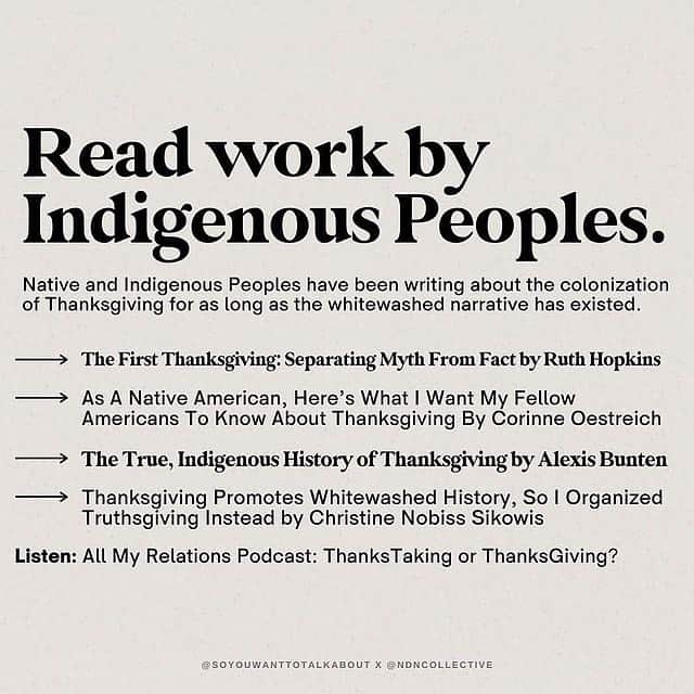 デミ・ロヴァートさんのインスタグラム写真 - (デミ・ロヴァートInstagram)「This is my thanksgiving post. And while I’m extremely grateful for all of you, this is also extremely important. 🖤 Repost from @showingupforracialjustice “Extremely important lessons from @ndncollective. Follow them for updates on how you can take action in solidarity with Indigenous people. #thanksgiving #thankstaking  Posted @withregram • @ndncollective 2020 is the year to tell the REAL story of Thanksgiving. Let’s talk. • Thank you so much to @soyouwanttotalkabout for reaching out and collaborating on this post!”」11月27日 11時40分 - ddlovato