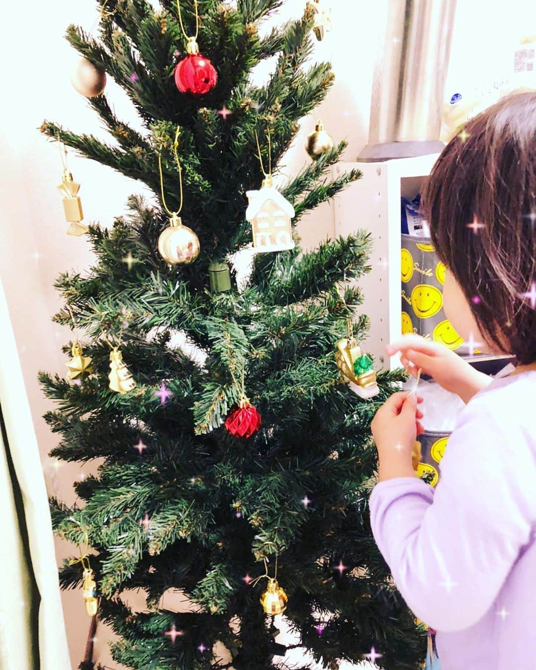 嶺恵斗さんのインスタグラム写真 - (嶺恵斗Instagram)「飾りつけ✨ ・ 今年は早めに出してみました🎄 飾っても飾っても取られるので 一向に進まない。。。  理想は2枚目のようなツリー✨  おっきなオーナメントが必要❣️ ・ #クリスマスツリー #飾りつけ  #楽しみな季節 #親子の時間 #癒しの時間  #主婦日記#嶺恵斗 #love#christmas」11月27日 10時59分 - etsuko__7