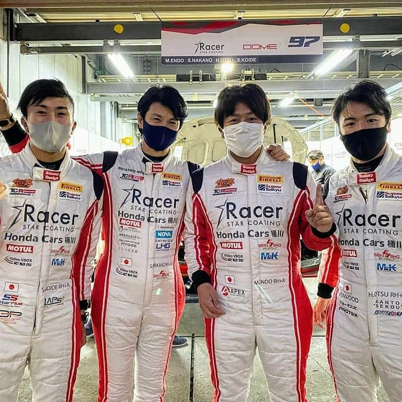 中野信治さんのインスタグラム写真 - (中野信治Instagram)「Super Taikyu Round 4 @ Motegi  Q  1st 🥇  R  2nd 🥈  ちょっと悔しい PP to  2nd...  マシンセットも作戦も私のイメージ通りだったのですが...  チームメート達の成長を感じることが出来たのは、私にとってのポジティブ。  Aドライバーの予選での走りは素晴らしかった👏  オートポリスでは、忘れ物を獲りにいくよ😈  #97 の応援を有難うございました❗  #honda #civic #car #racing  #supertaikyu  #motorsport  #team」11月27日 10時59分 - shinjinakano