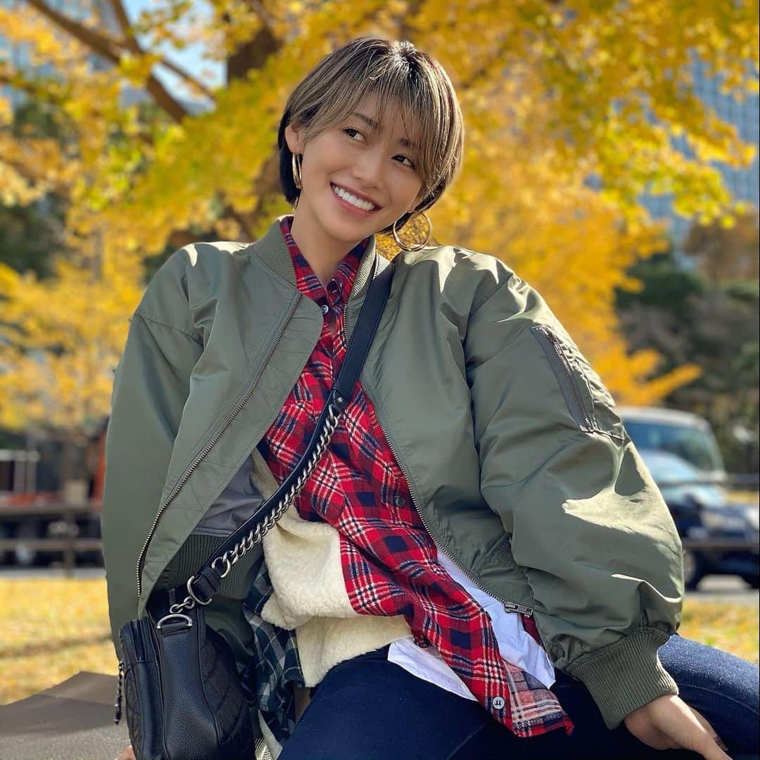 &mのインスタグラム：「イチョウスポット💛💛💛」