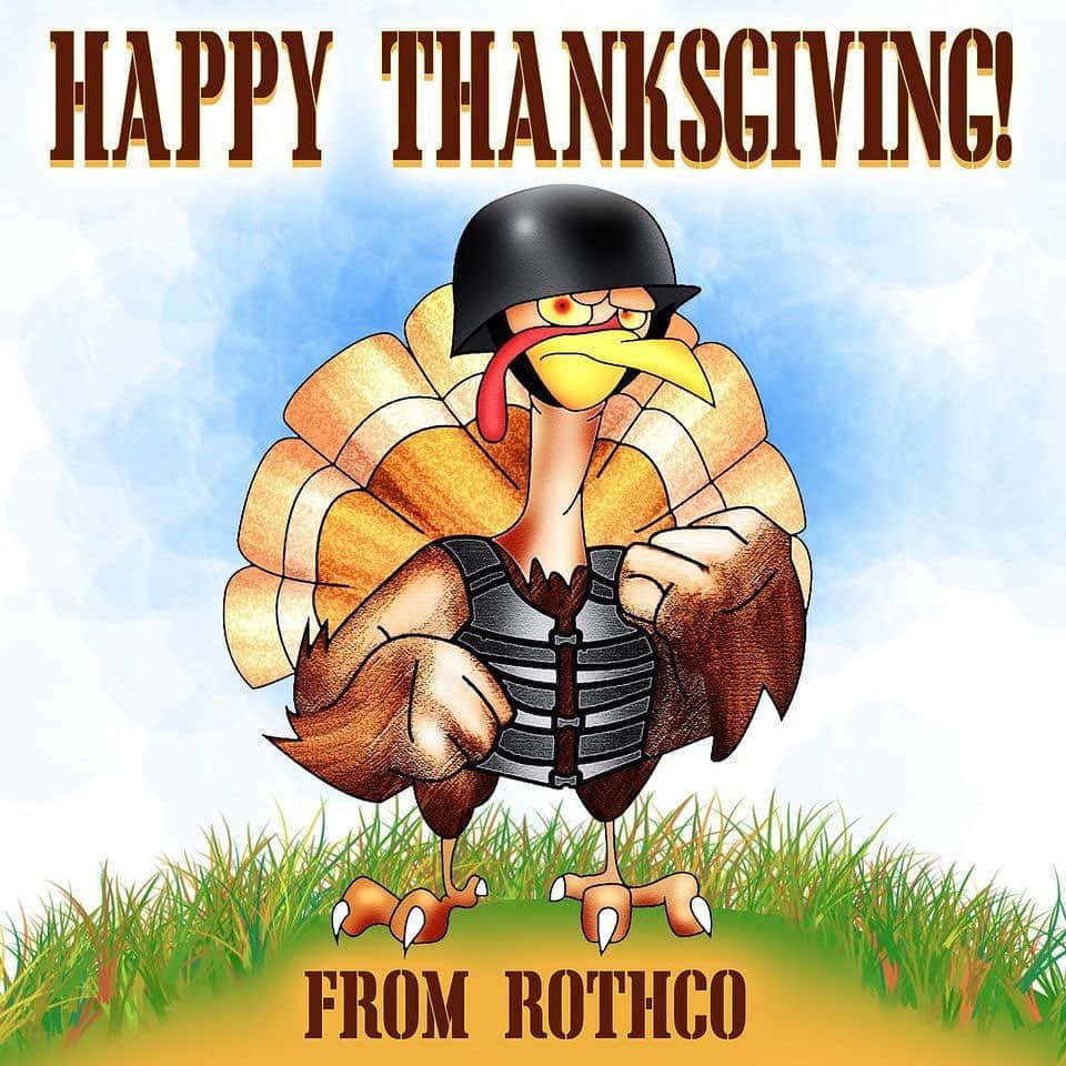 ロスコさんのインスタグラム写真 - (ロスコInstagram)「A special Thank You to all of our service men and women and their families who sacrifice for us everyday, but especially during the holidays. We salute you.  Wishing a Happy, Healthy, and Safe Thanksgiving to all!   #Rothco #TacticalTurkey #HappyThanksgiving」11月27日 2時41分 - rothco_brand